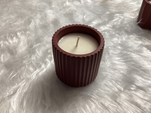 Pot rayé Cerise noire explosive 