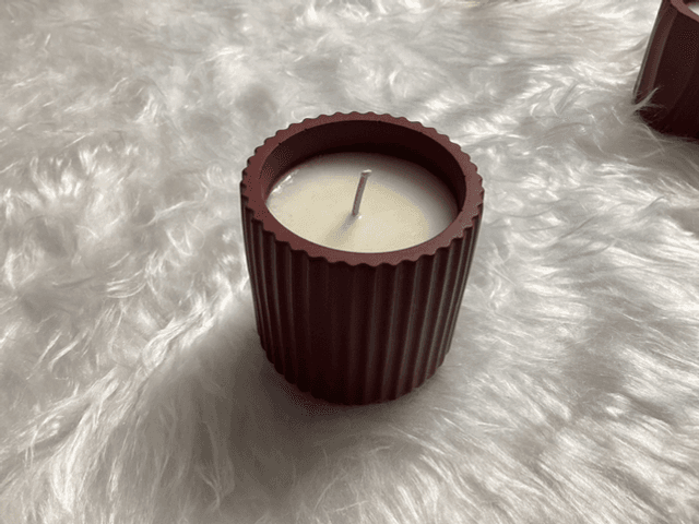 Pot rayé Cerise noire explosive 